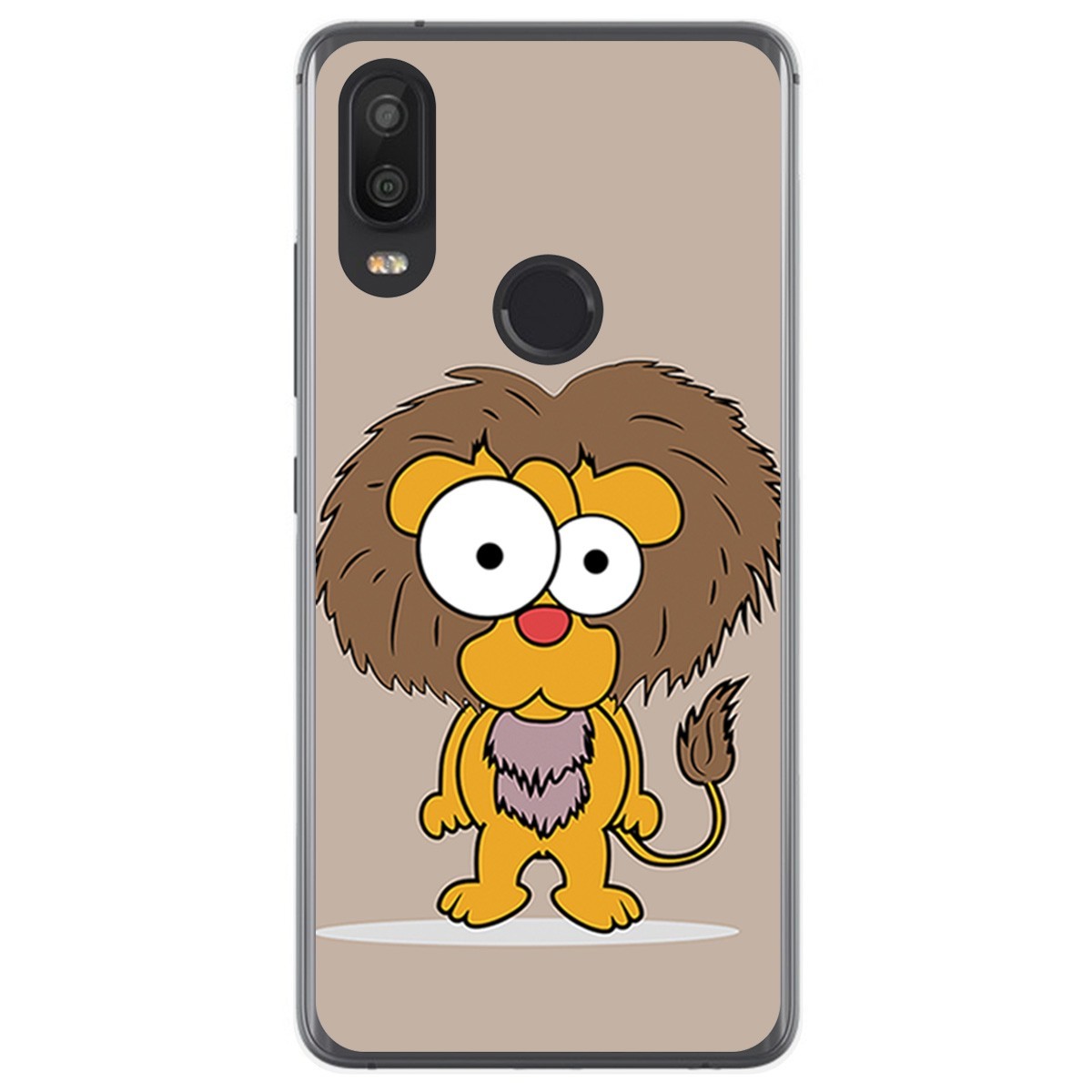Funda Gel Tpu para VSmart Active 1 diseño Leon Dibujos