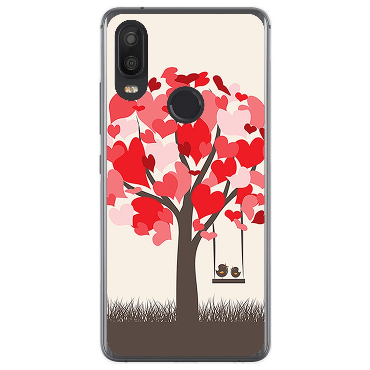 Funda Gel Tpu para VSmart Active 1 diseño Pajaritos Dibujos