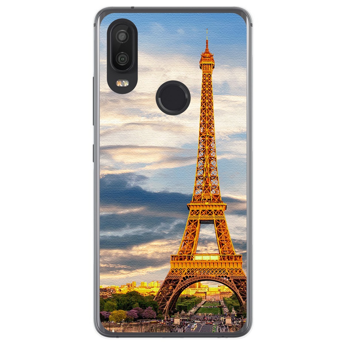 Funda Gel Tpu para VSmart Active 1 diseño Paris Dibujos
