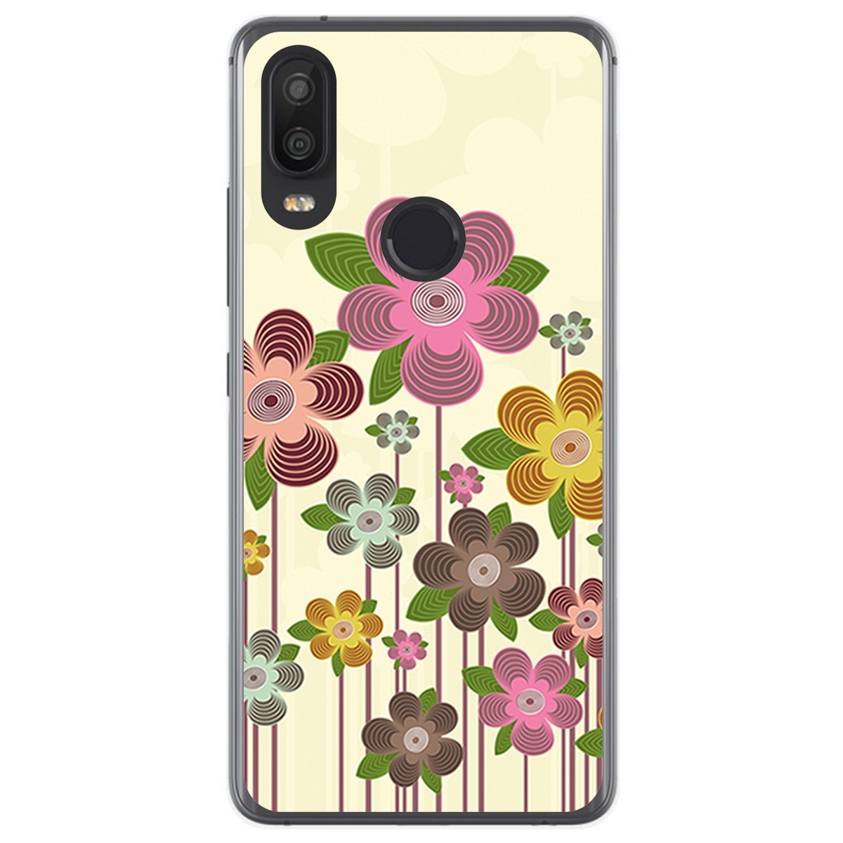Funda Gel Tpu para VSmart Active 1 diseño Primavera En Flor Dibujos