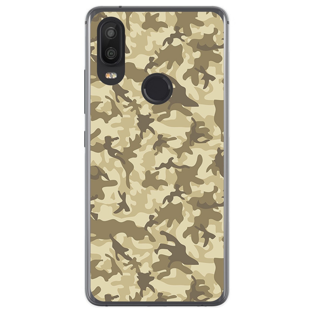 Funda Gel Tpu para VSmart Active 1 diseño Sand Camuflaje Dibujos