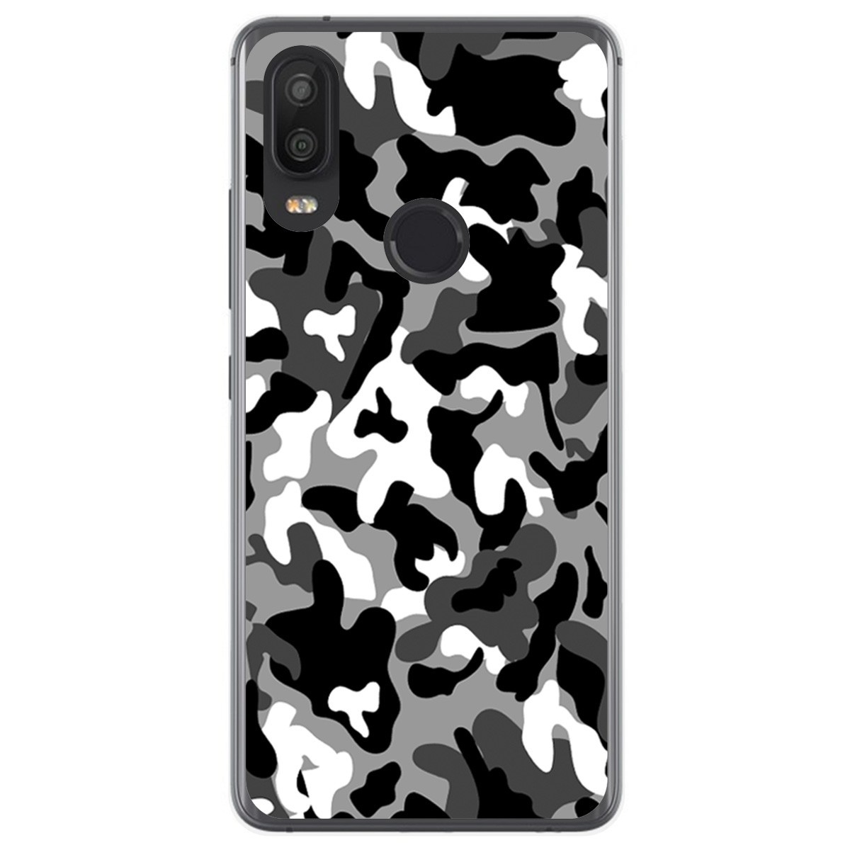 Funda Gel Tpu para VSmart Active 1 diseño Snow Camuflaje Dibujos
