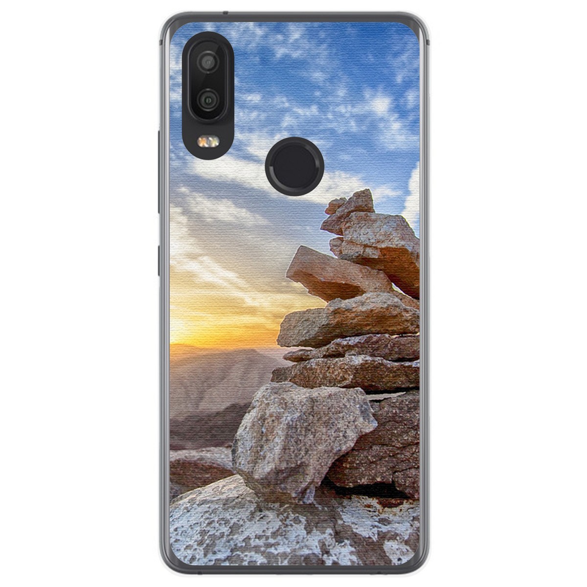 Funda Gel Tpu para VSmart Active 1 diseño Sunset Dibujos