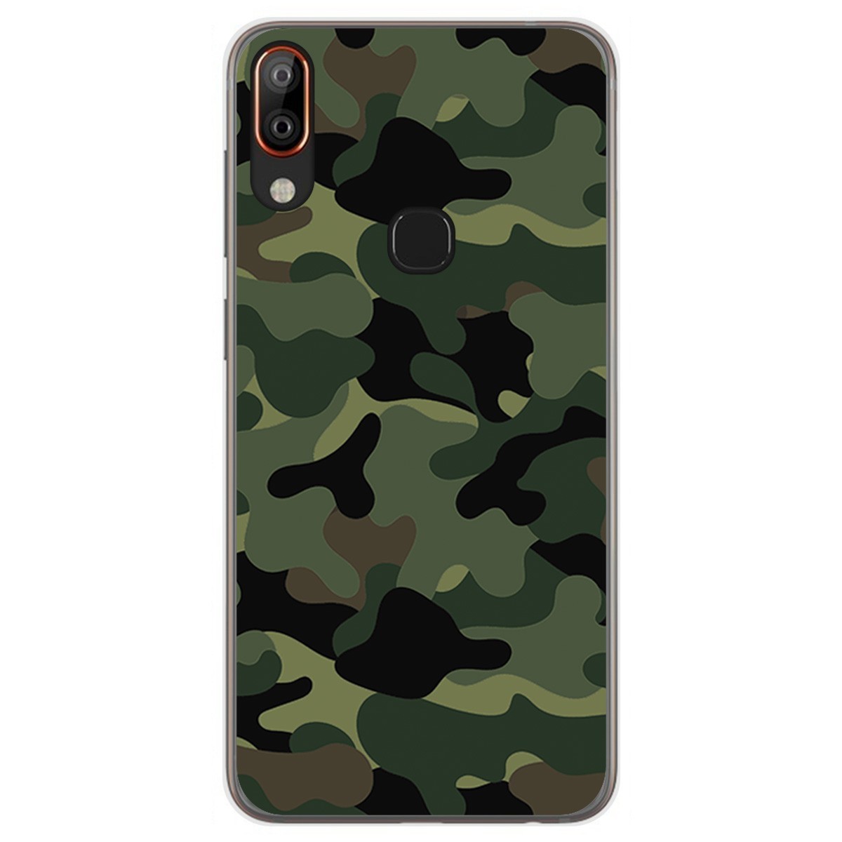 Funda Gel Tpu para Vsmart Active 1+ Plus diseño Camuflaje Dibujos