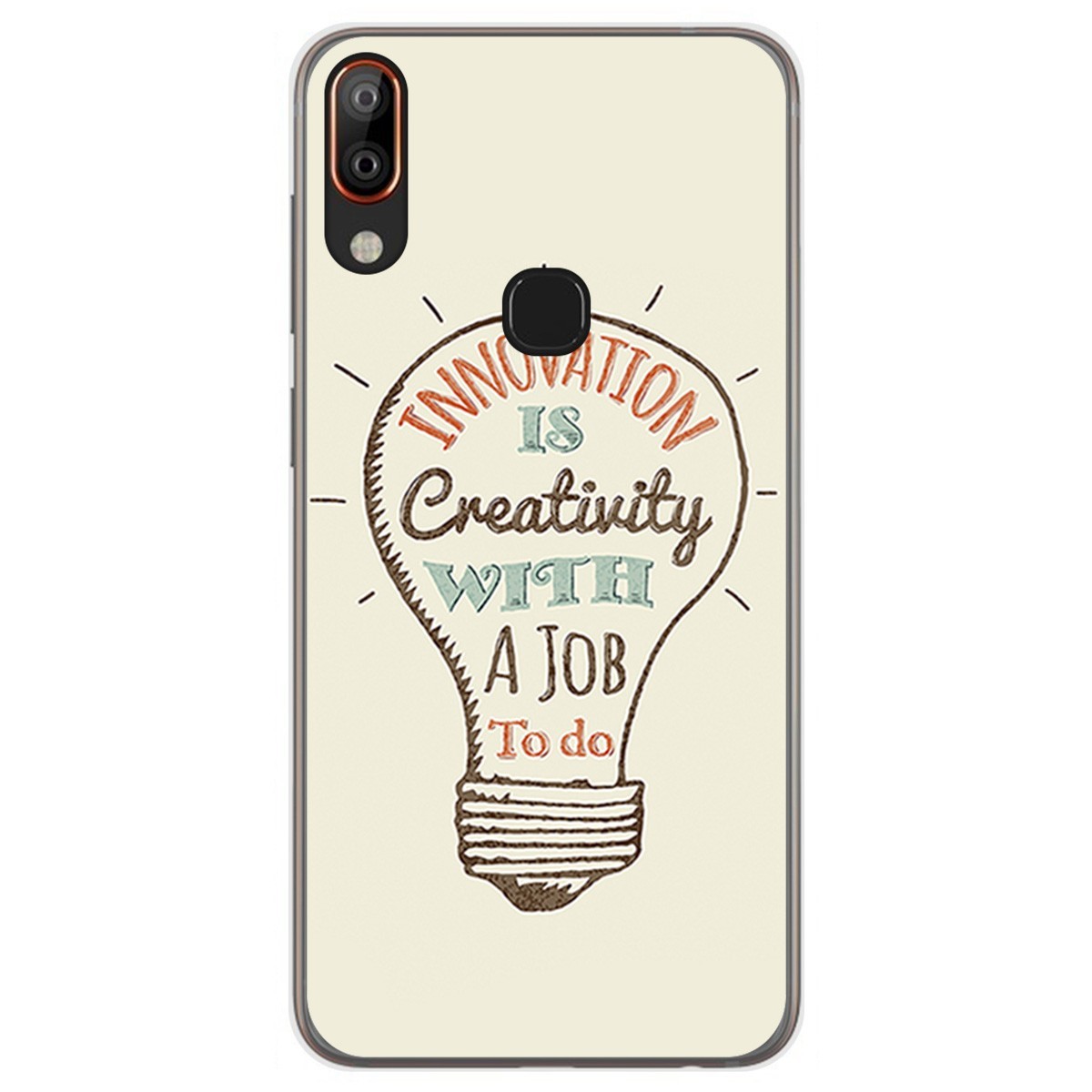 Funda Gel Tpu para Vsmart Active 1+ Plus diseño Creativity Dibujos