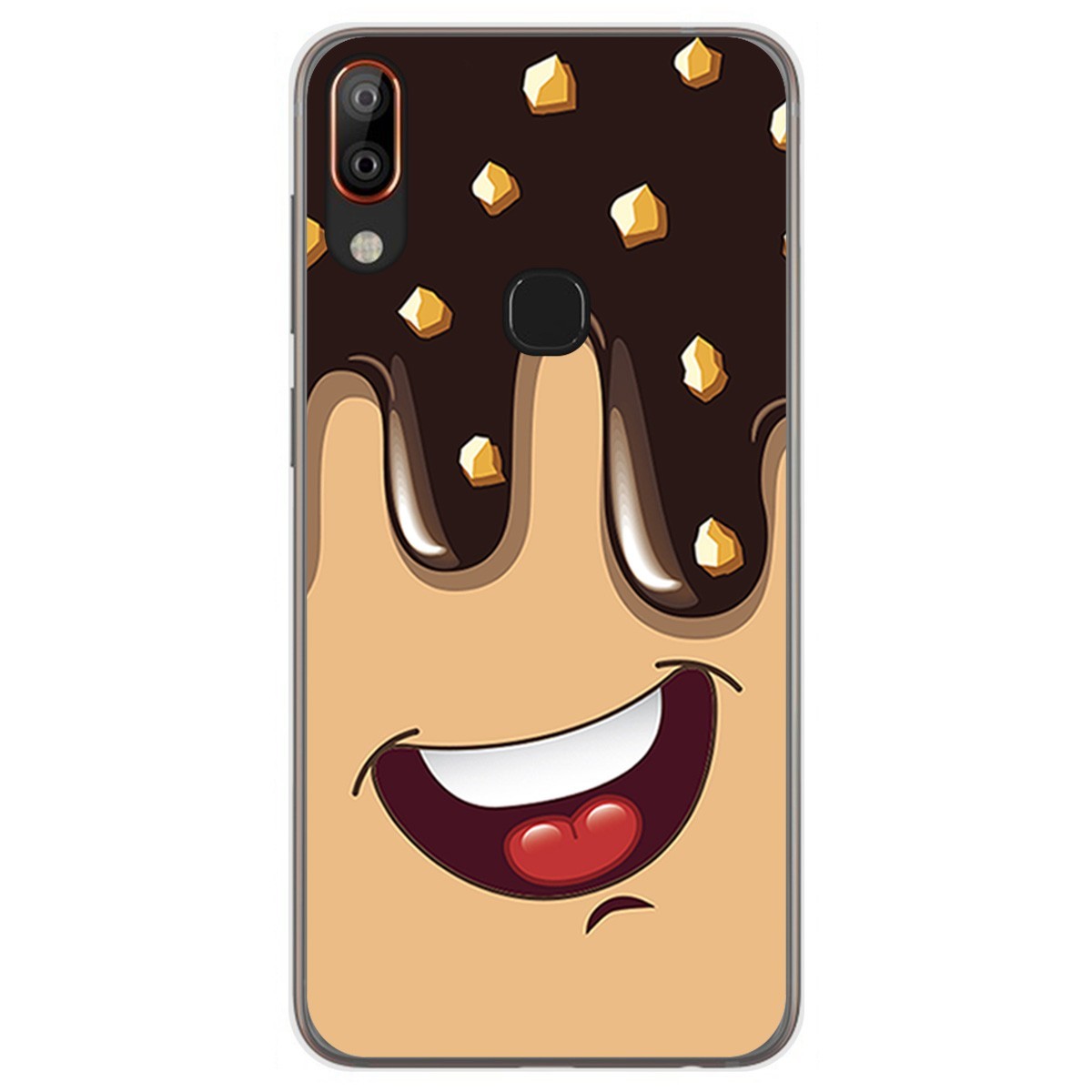 Funda Gel Tpu para Vsmart Active 1+ Plus diseño Helado Chocolate Dibujos