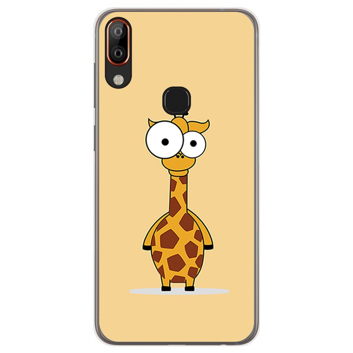 Funda Gel Tpu para Vsmart Active 1+ Plus diseño Jirafa Dibujos