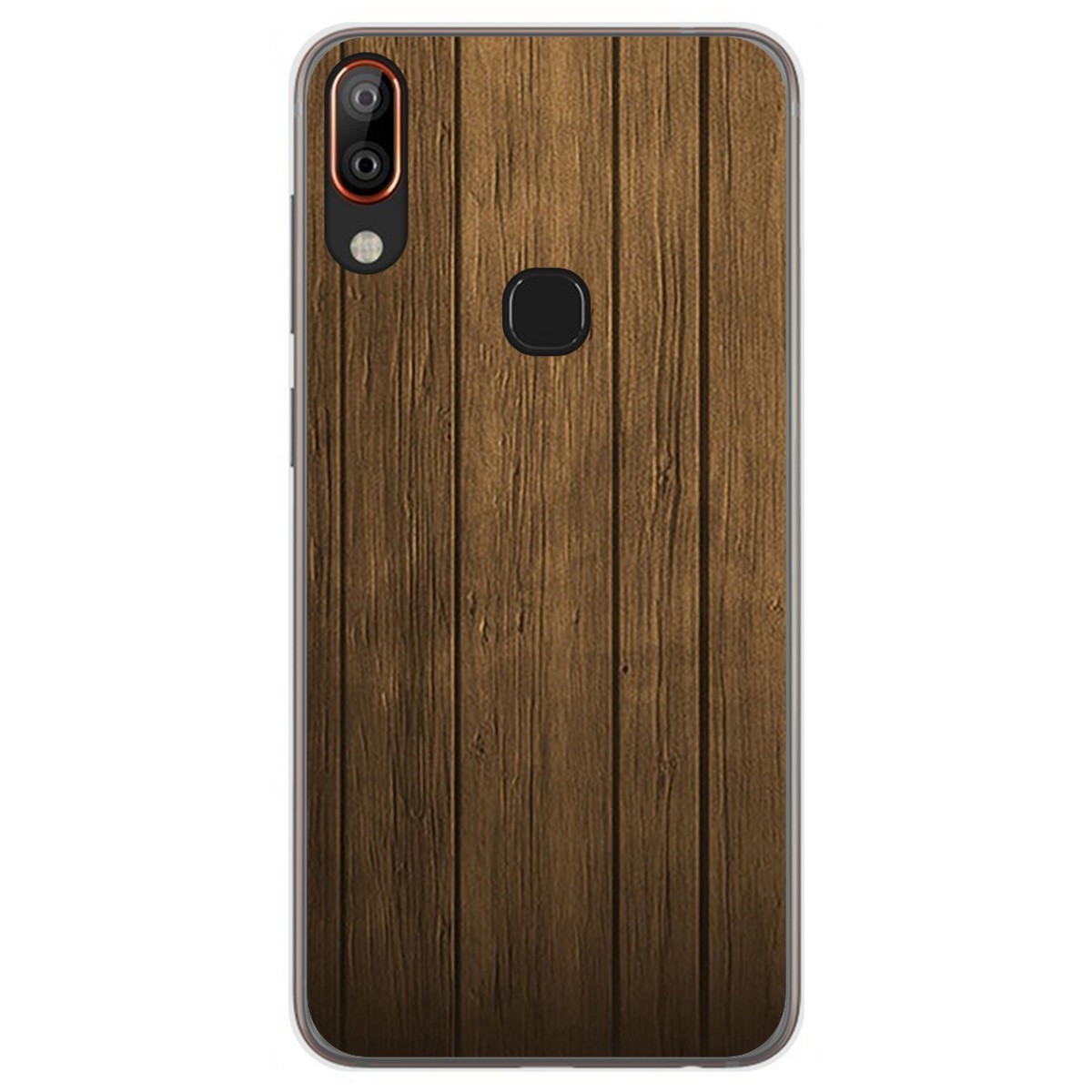 Funda Gel Tpu para Vsmart Active 1+ Plus diseño Madera Dibujos