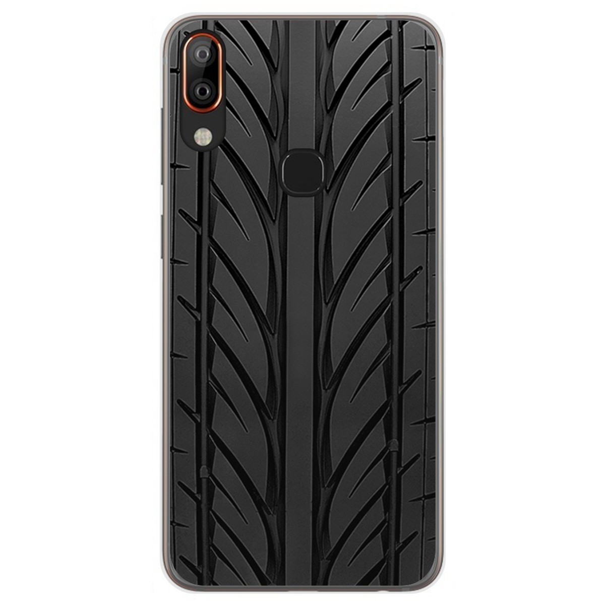 Funda Gel Tpu para Vsmart Active 1+ Plus diseño Neumatico Dibujos