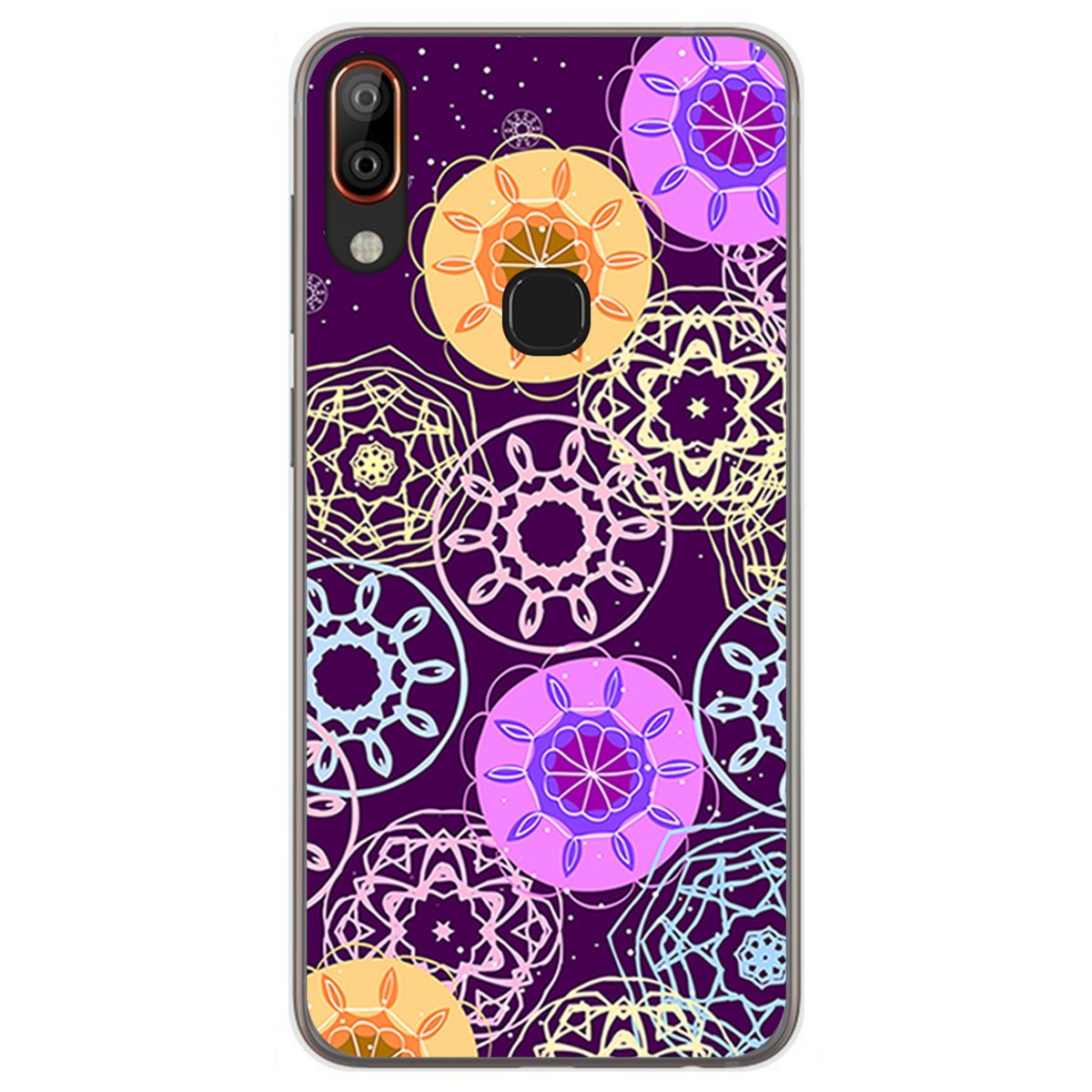 Funda Gel Tpu para Vsmart Active 1+ Plus diseño Radial Dibujos