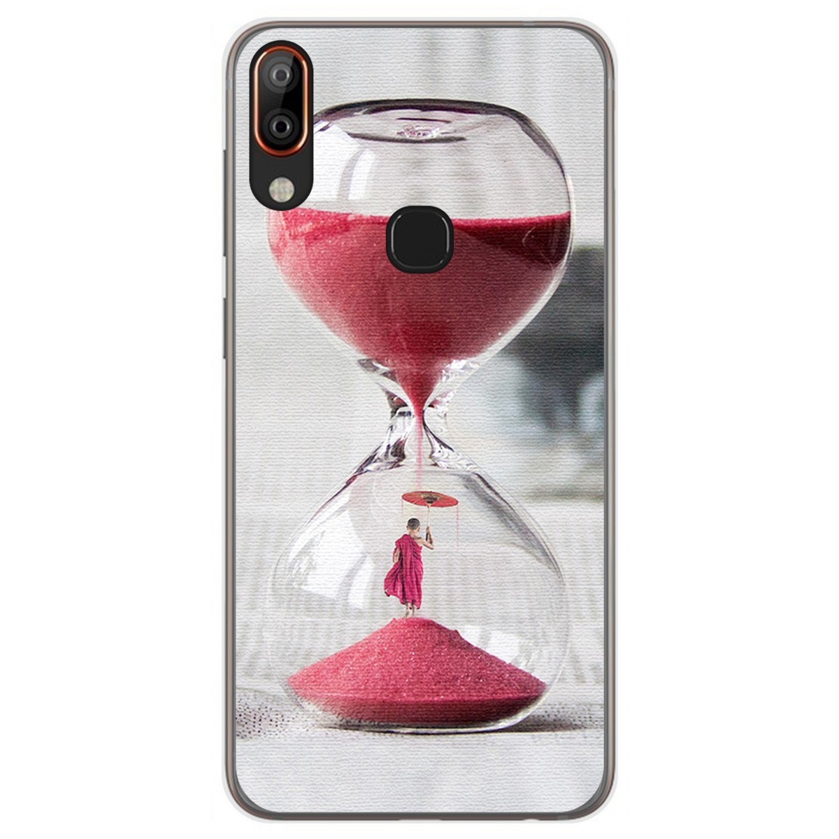 Funda Gel Tpu para Vsmart Active 1+ Plus diseño Reloj Dibujos