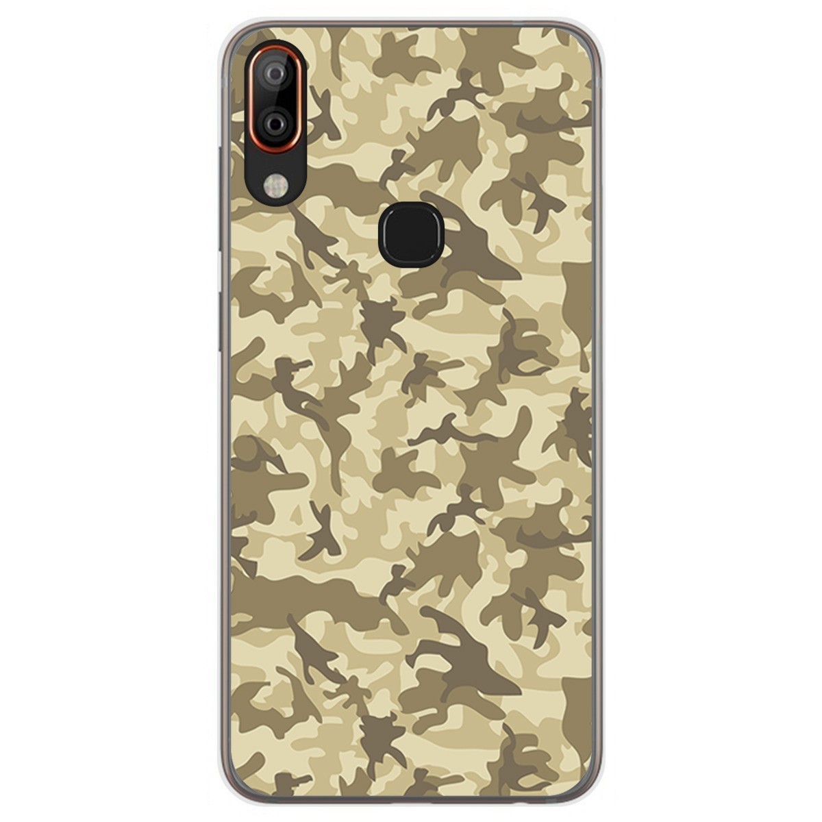 Funda Gel Tpu para Vsmart Active 1+ Plus diseño Sand Camuflaje Dibujos