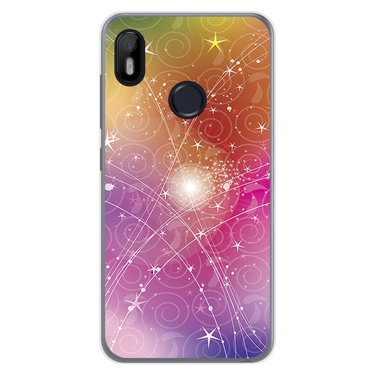 Funda Gel Tpu para VSmart Joy 1 diseño Abstracto Dibujos