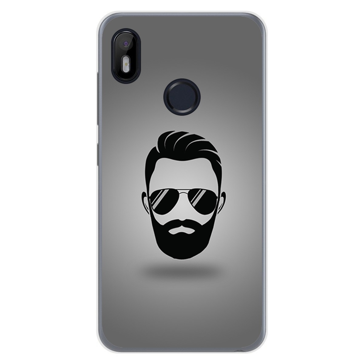 Funda Gel Tpu para VSmart Joy 1 diseño Barba Dibujos