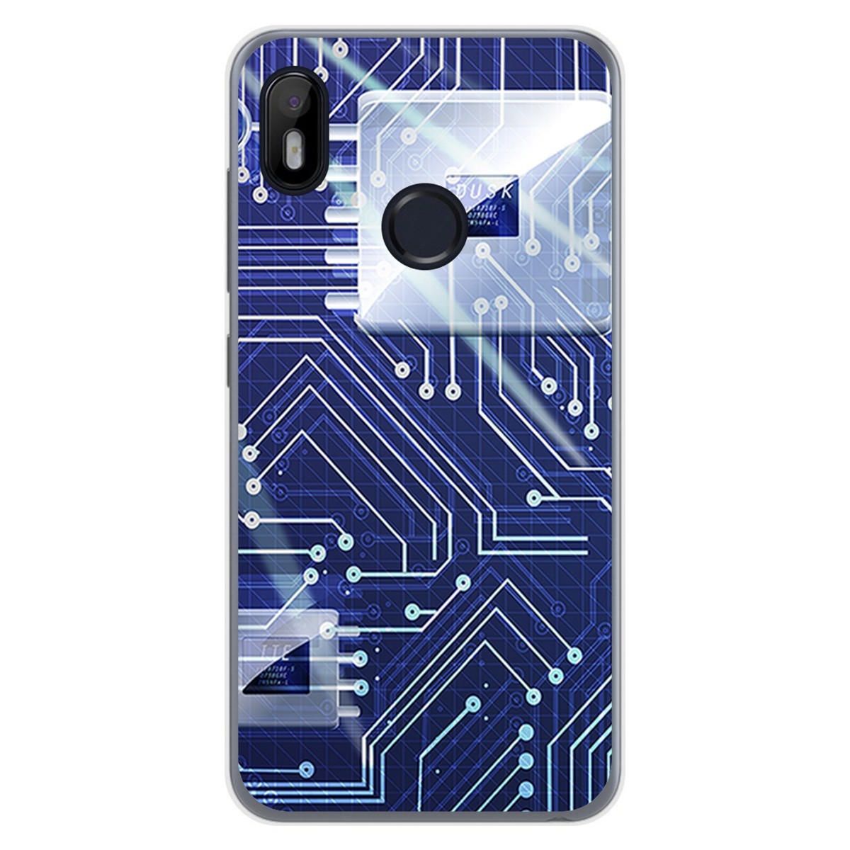 Funda Gel Tpu para VSmart Joy 1 diseño Circuito Dibujos