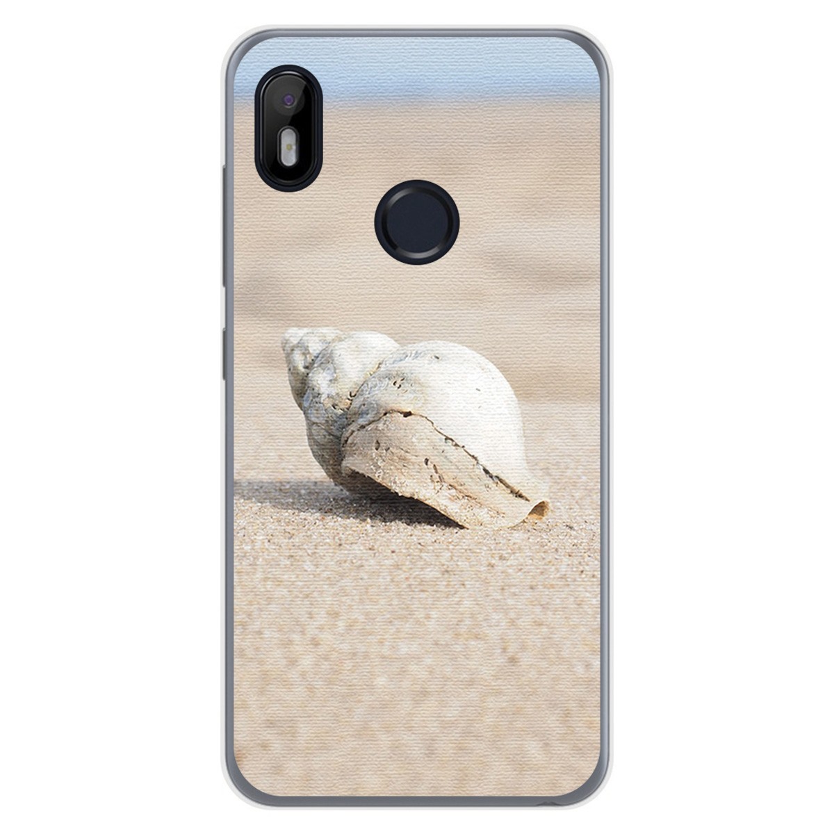 Funda Gel Tpu para VSmart Joy 1 diseño Concha Dibujos