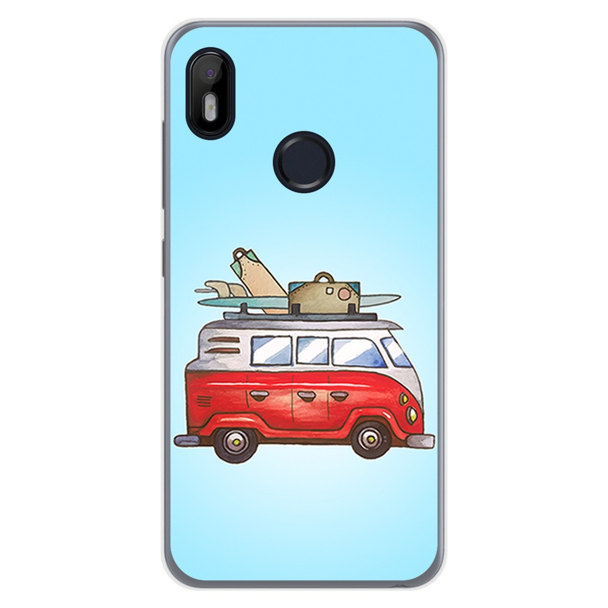 Funda Gel Tpu para VSmart Joy 1 diseño Furgoneta Dibujos