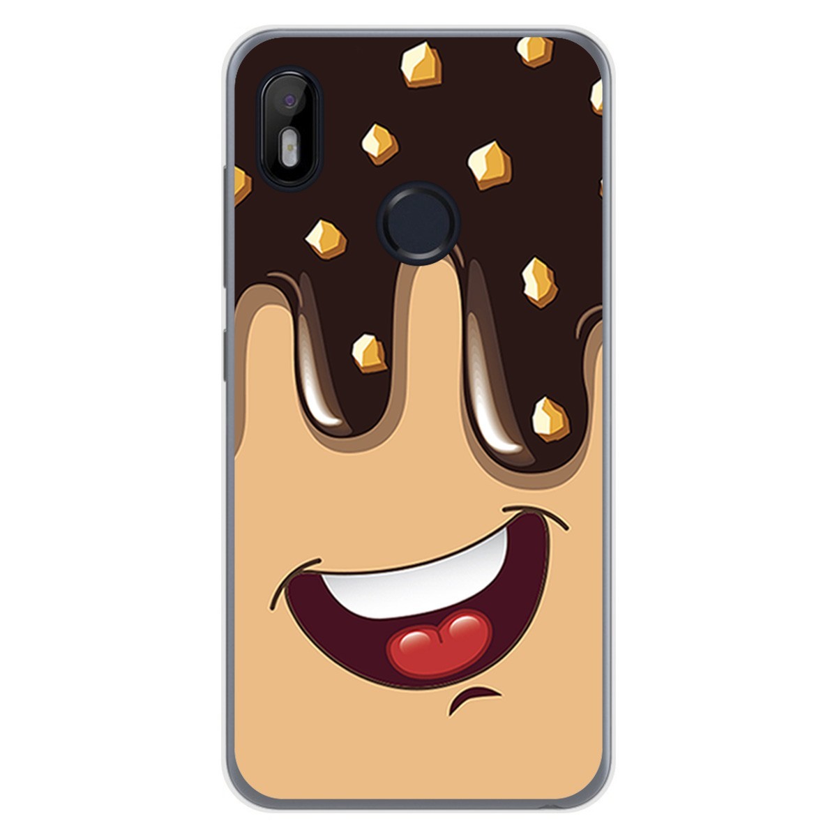 Funda Gel Tpu para VSmart Joy 1 diseño Helado Chocolate Dibujos