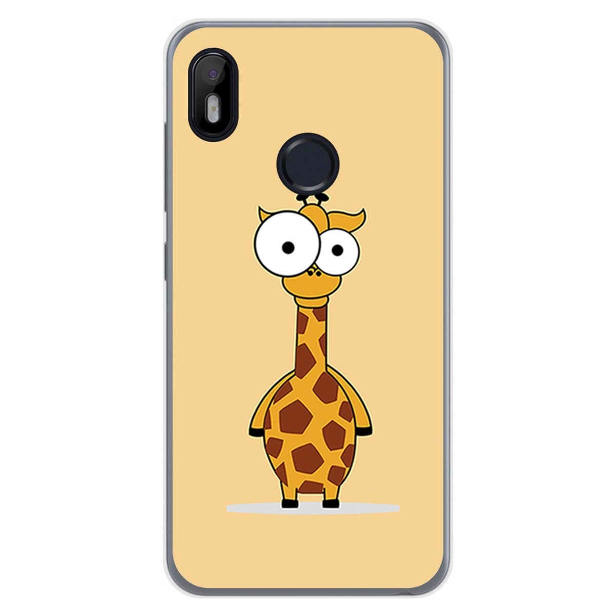 Funda Gel Tpu para VSmart Joy 1 diseño Jirafa Dibujos