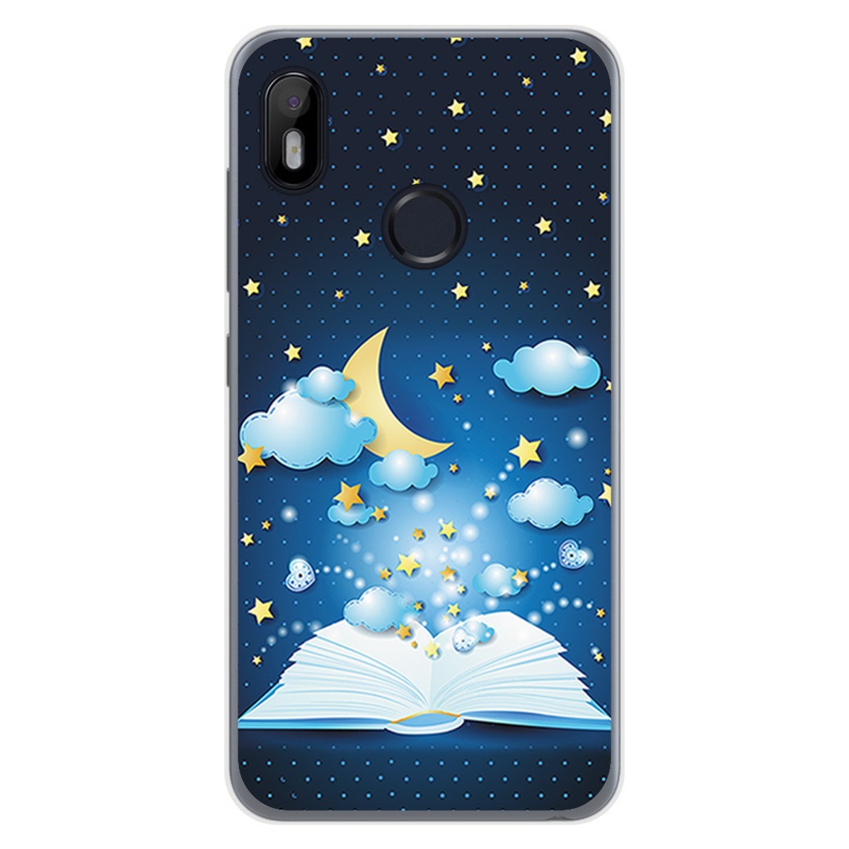 Funda Gel Tpu para VSmart Joy 1 diseño Libro Cuentos Dibujos