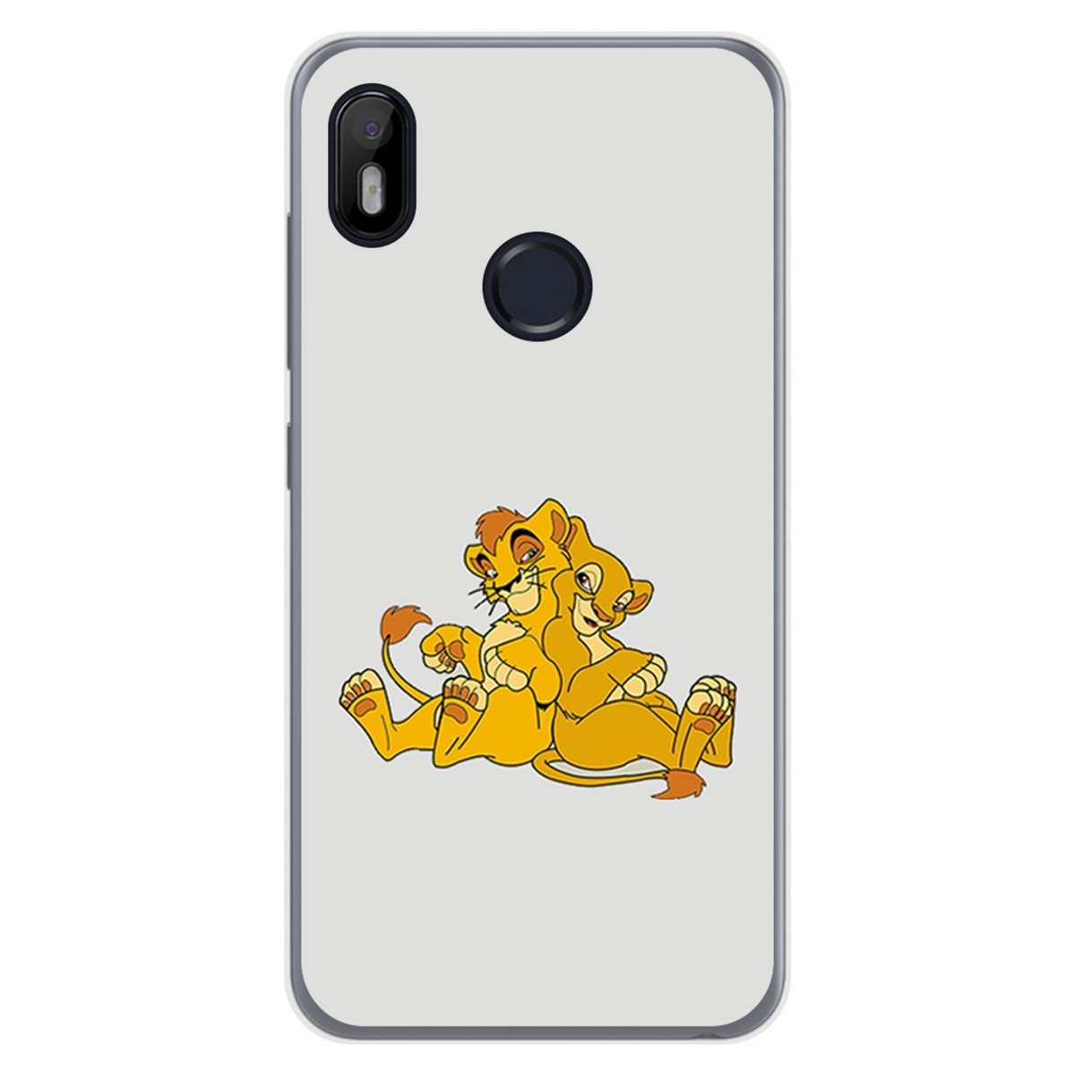 Funda Gel Tpu para VSmart Joy 1 diseño Leones Dibujos