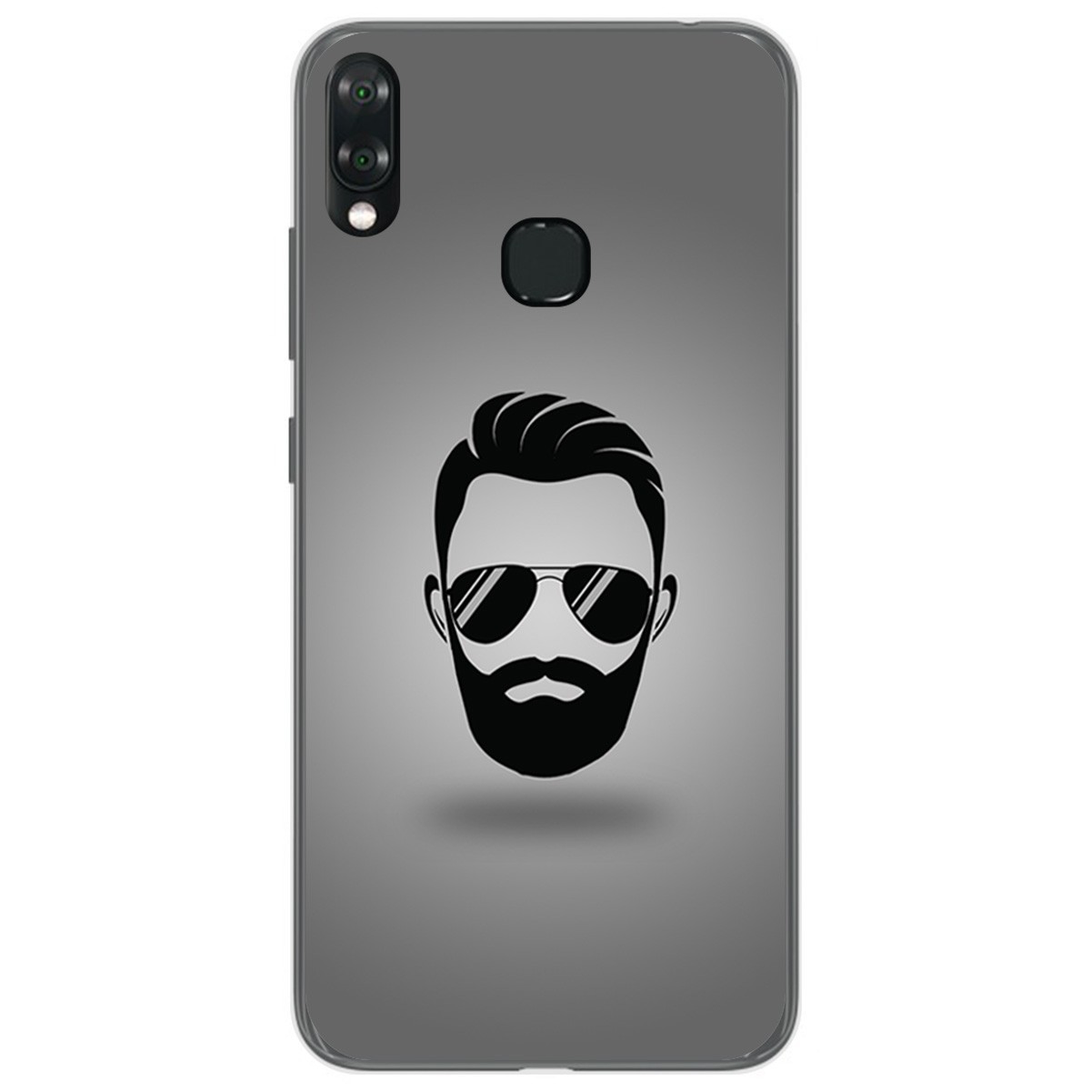 Funda Gel Tpu para Vsmart Joy 1+ Plus diseño Barba Dibujos