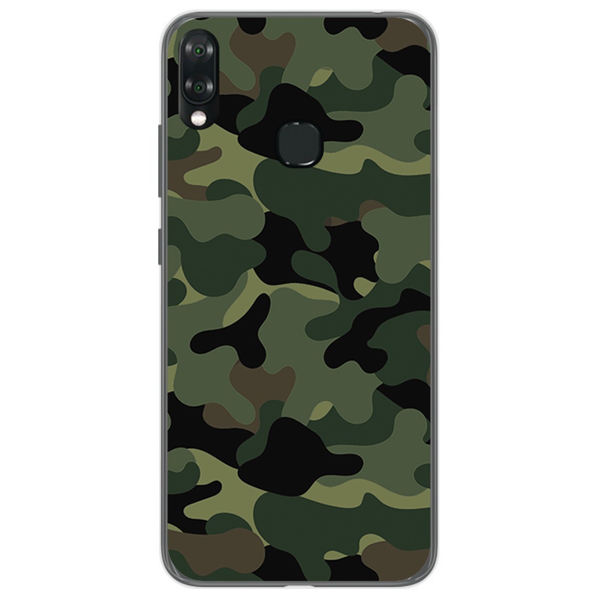Funda Gel Tpu para Vsmart Joy 1+ Plus diseño Camuflaje Dibujos