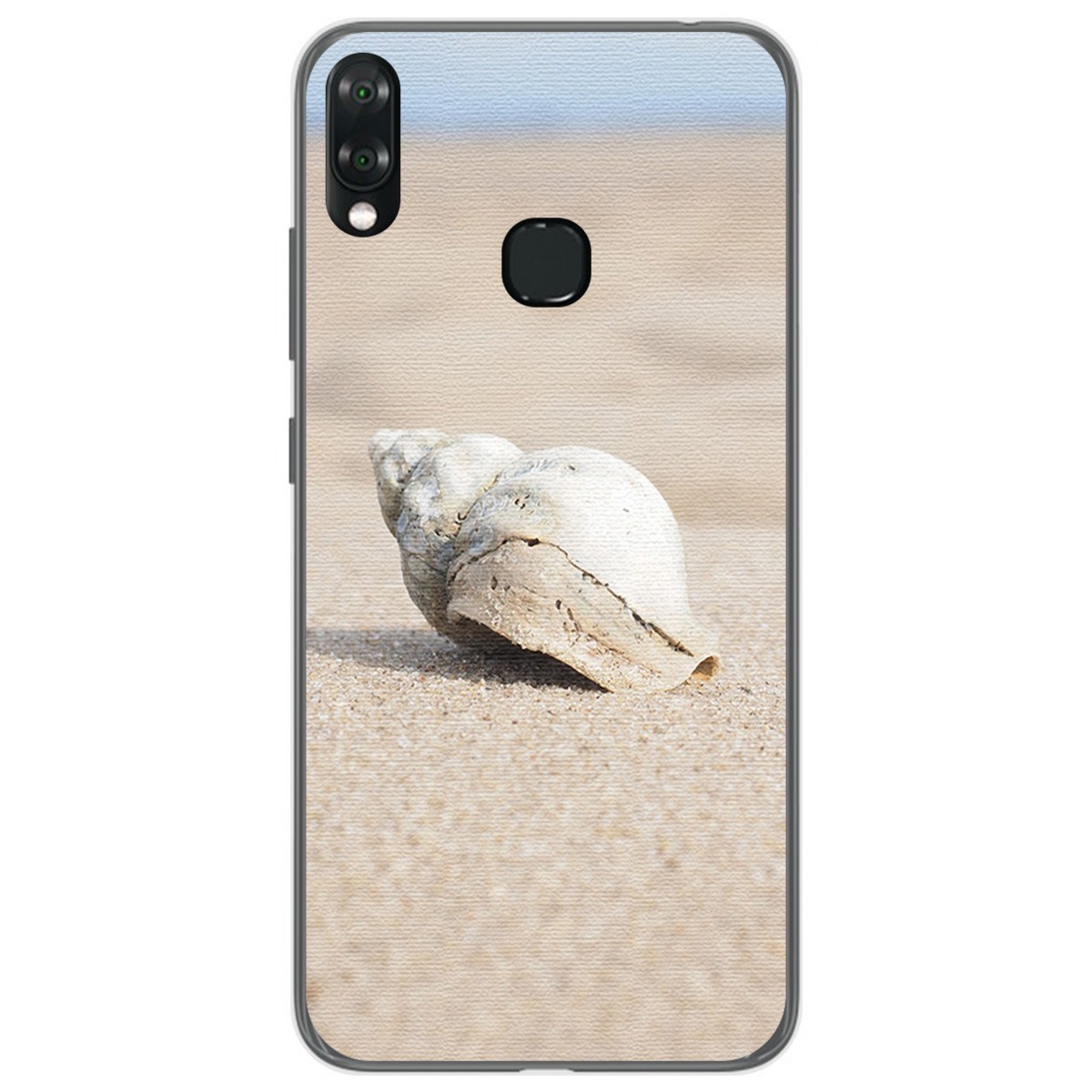 Funda Gel Tpu para Vsmart Joy 1+ Plus diseño Concha Dibujos