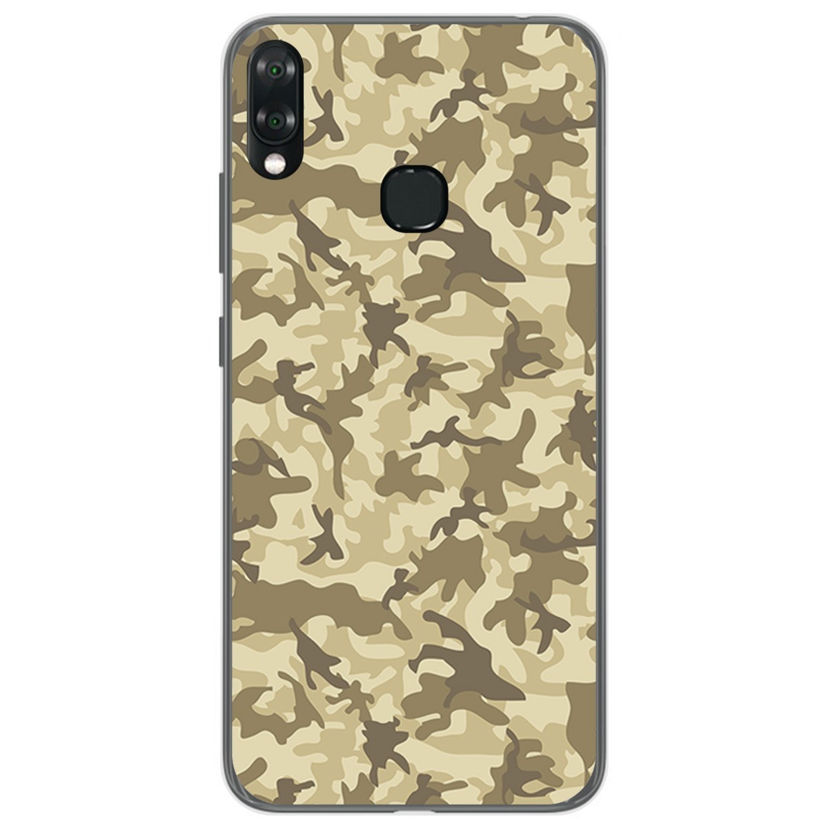Funda Gel Tpu para Vsmart Joy 1+ Plus diseño Sand Camuflaje Dibujos