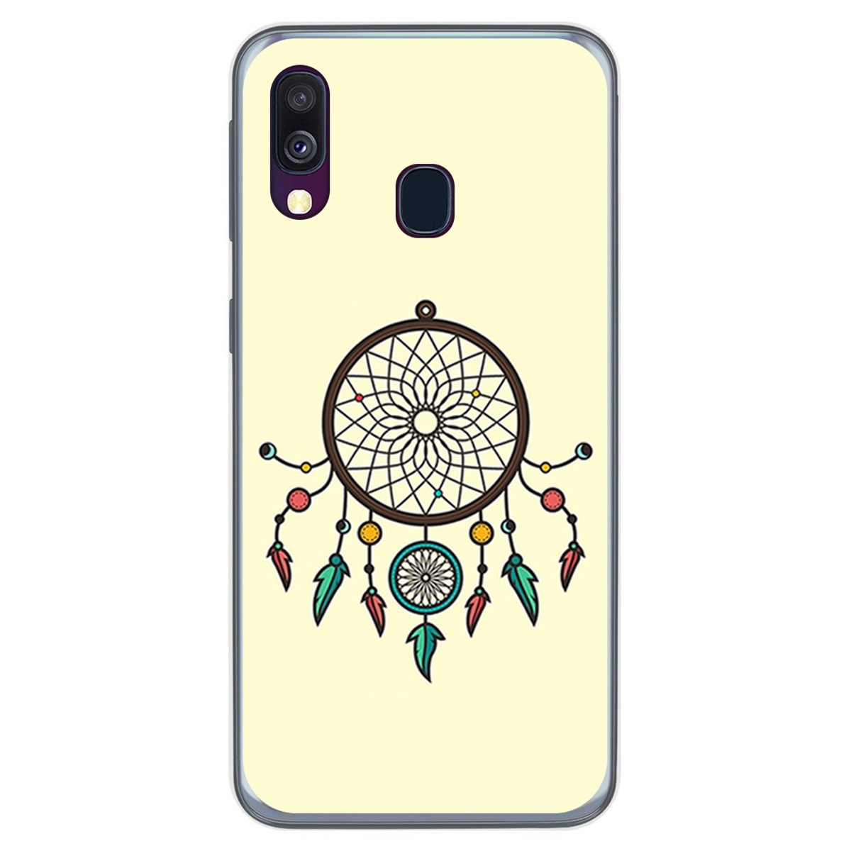Funda Gel Tpu para Samsung Galaxy A40 diseño Atrapasueños Dibujos