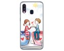 Funda Gel Tpu para Samsung Galaxy A40 diseño Café Dibujos