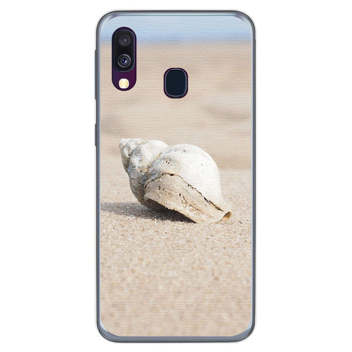 Funda Gel Tpu para Samsung Galaxy A40 diseño Concha Dibujos