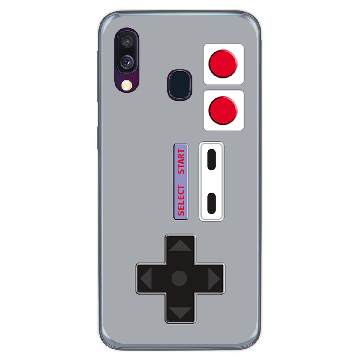 Funda Gel Tpu para Samsung Galaxy A40 diseño Consola Dibujos
