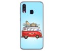 Funda Gel Tpu para Samsung Galaxy A40 diseño Furgoneta Dibujos