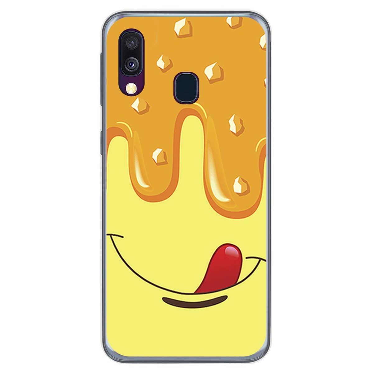 Funda Gel Tpu para Samsung Galaxy A40 diseño Helado Vainilla Dibujos