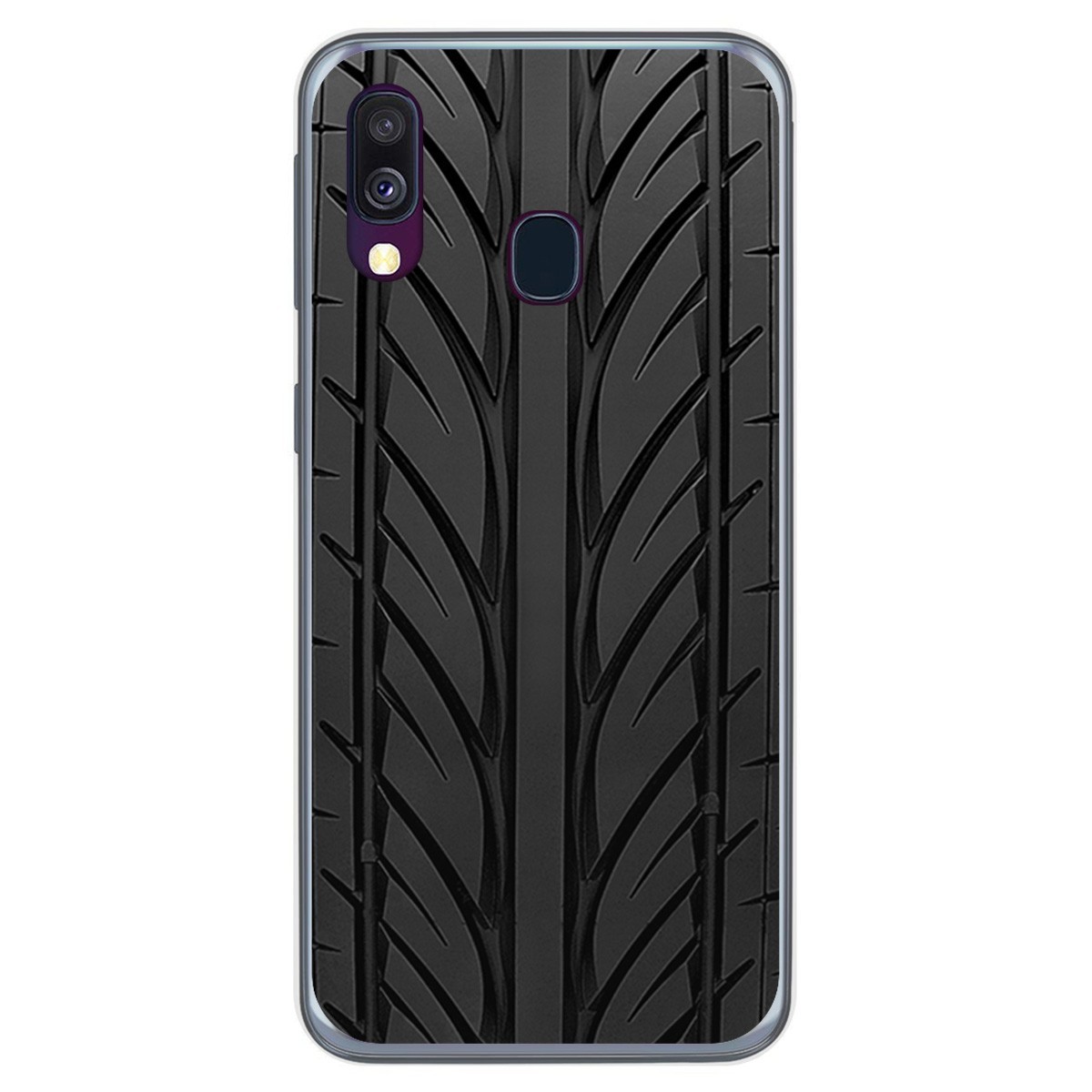 Funda Gel Tpu para Samsung Galaxy A40 diseño Neumatico Dibujos