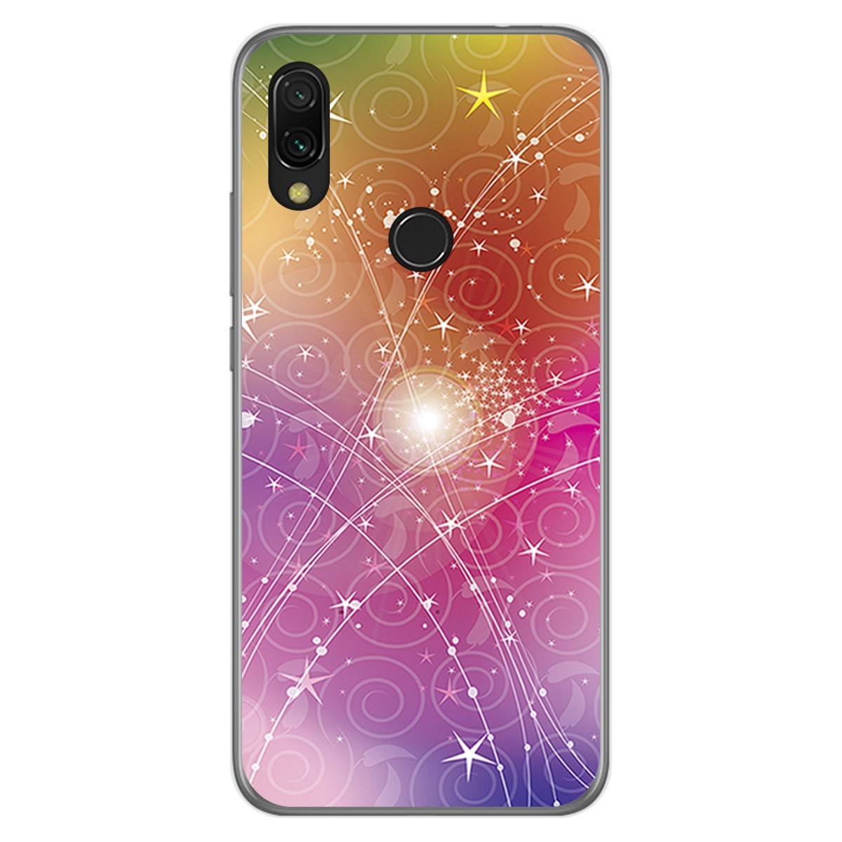 Funda Gel Tpu para Xiaomi Redmi 7 diseño Abstracto Dibujos