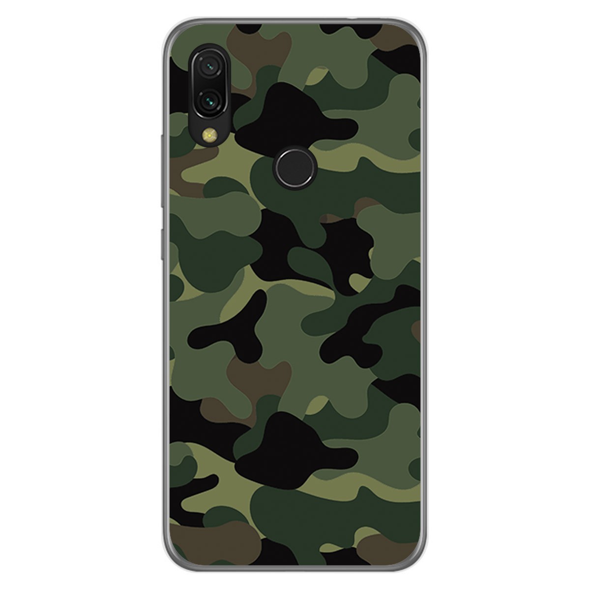Funda Gel Tpu para Xiaomi Redmi 7 diseño Camuflaje Dibujos