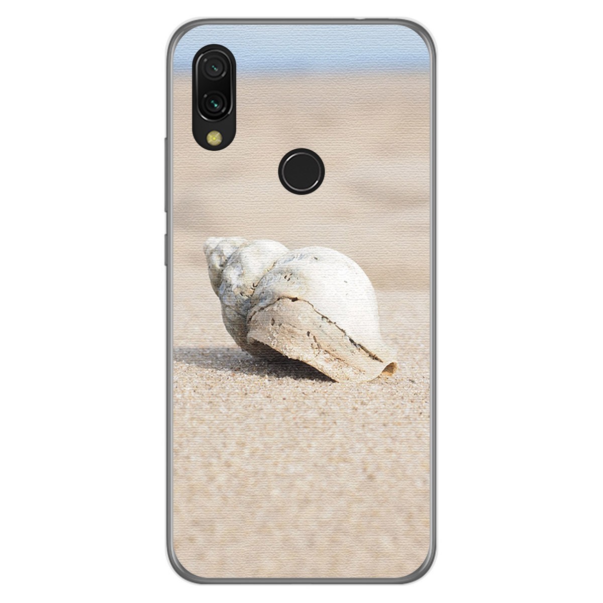 Funda Gel Tpu para Xiaomi Redmi 7 diseño Concha Dibujos