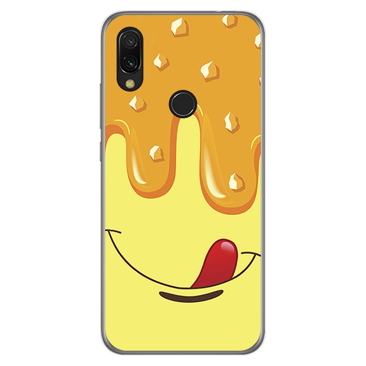 Funda Gel Tpu para Xiaomi Redmi 7 diseño Helado Vainilla Dibujos