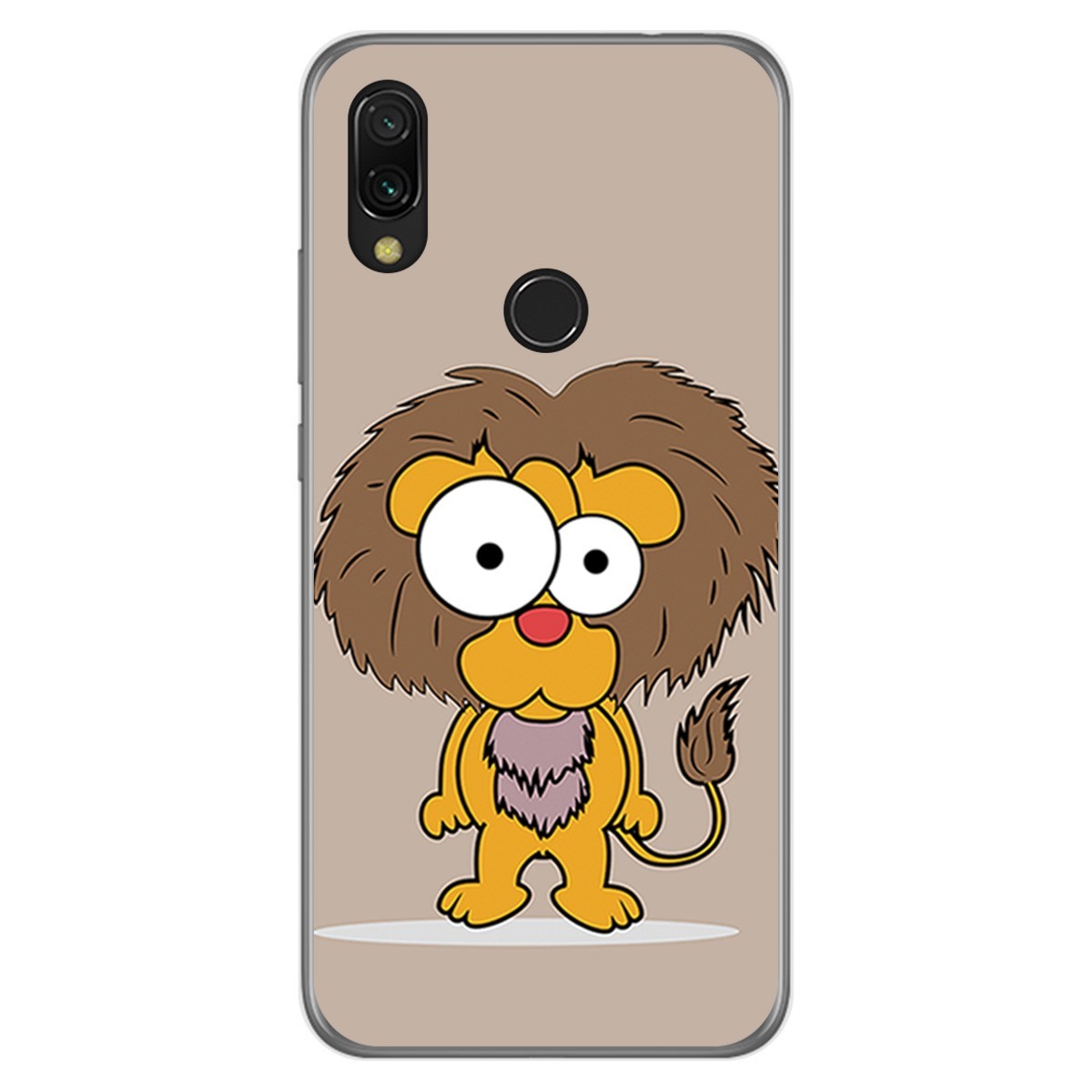 Funda Gel Tpu para Xiaomi Redmi 7 diseño Leon Dibujos