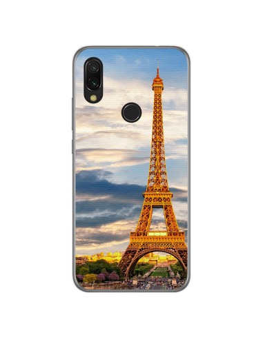 Funda Gel Tpu para Xiaomi Redmi 7 diseño Paris Dibujos