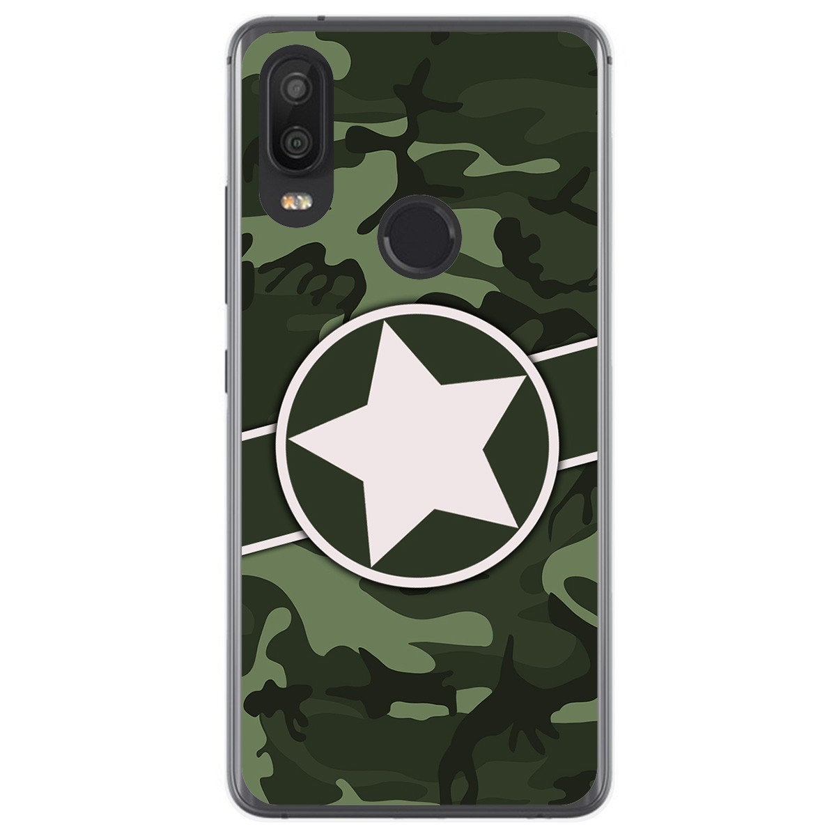 Funda Gel Tpu para VSmart Active 1 diseño Camuflaje 01 Dibujos