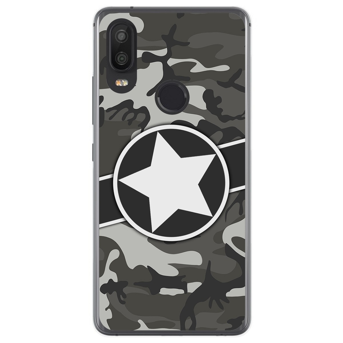 Funda Gel Tpu para VSmart Active 1 diseño Camuflaje 02 Dibujos