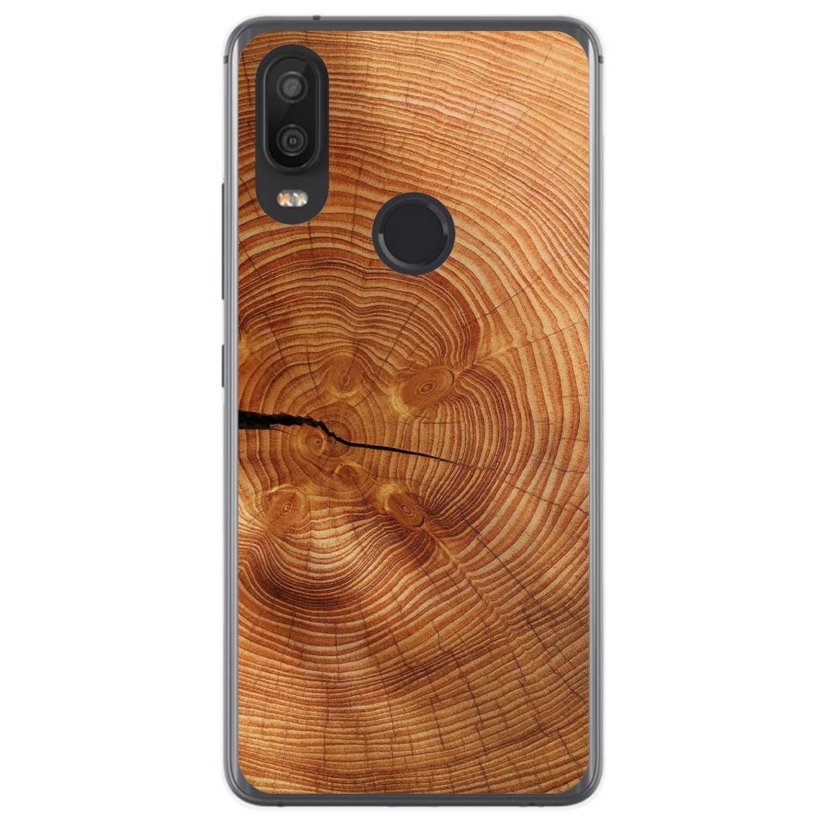 Funda Gel Tpu para VSmart Active 1 diseño Madera 04 Dibujos