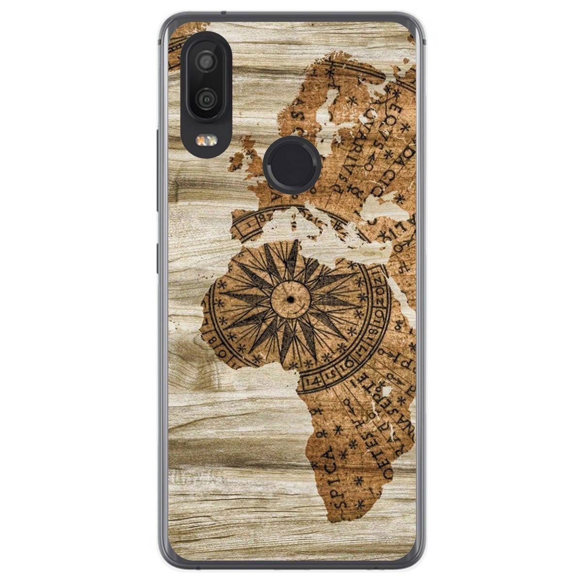 Funda Gel Tpu para VSmart Active 1 diseño Madera 07 Dibujos