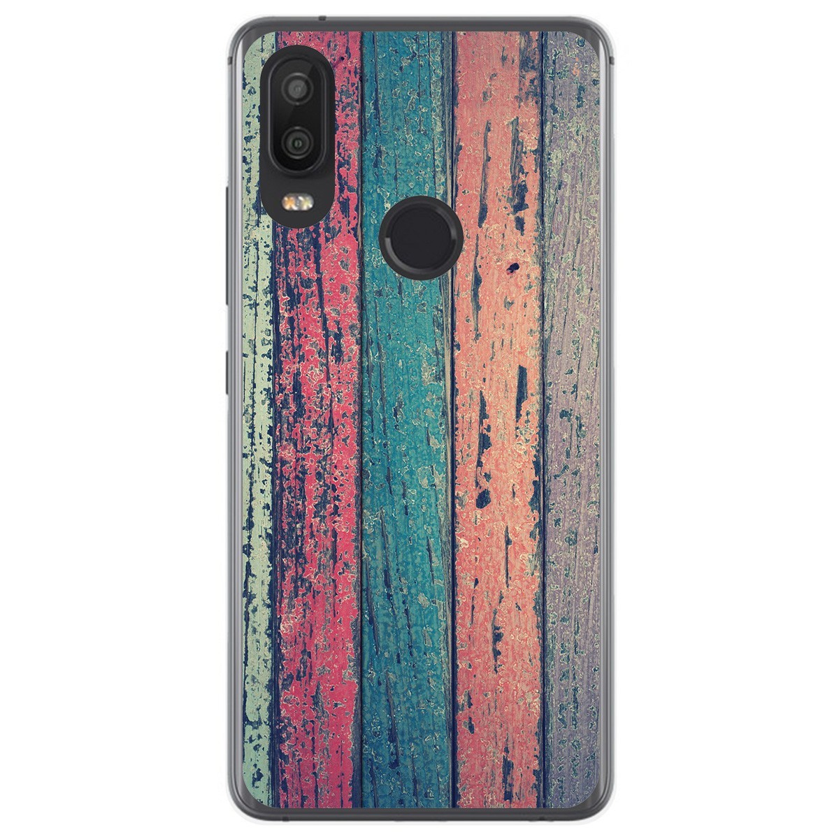 Funda Gel Tpu para VSmart Active 1 diseño Madera 10 Dibujos