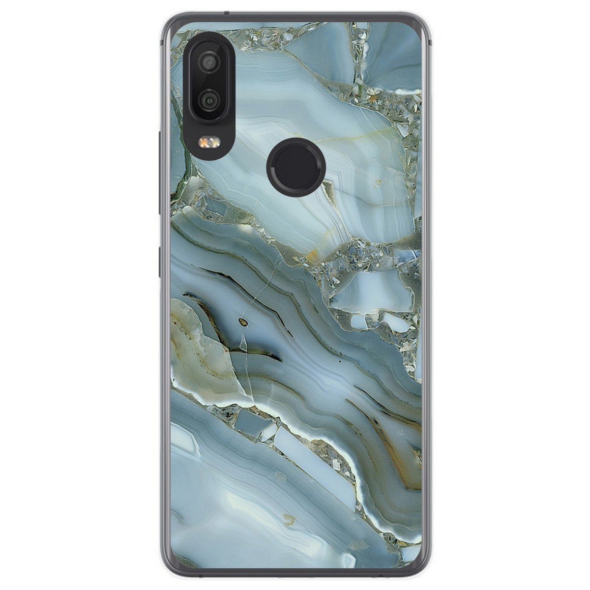 Funda Gel Tpu para VSmart Active 1 diseño Mármol 09 Dibujos