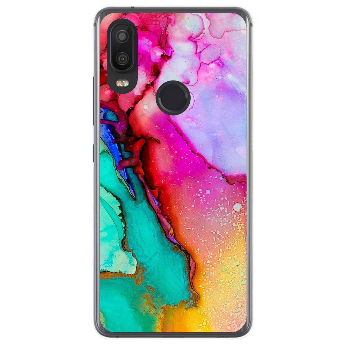 Funda Gel Tpu para VSmart Active 1 diseño Mármol 15 Dibujos