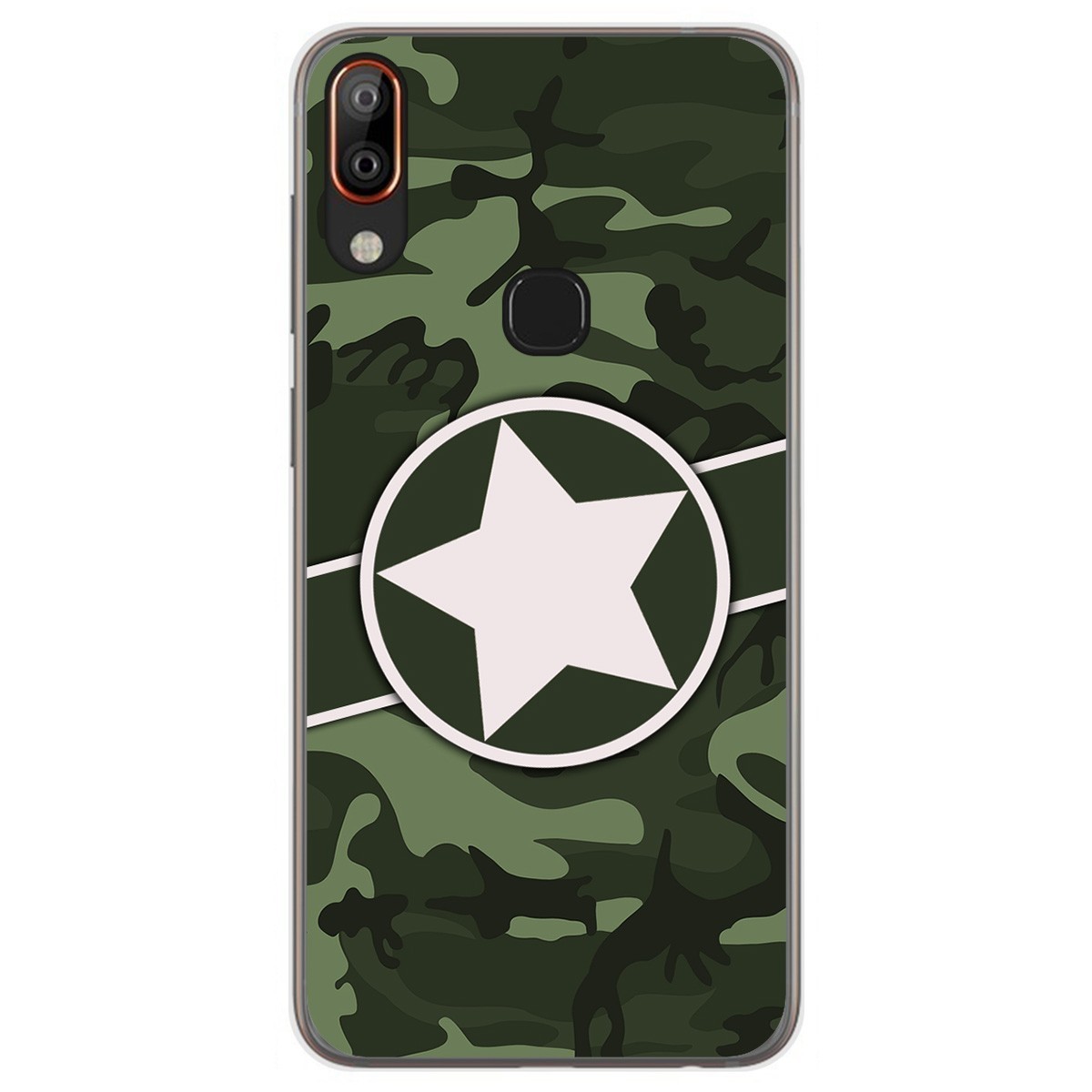 Funda Gel Tpu para Vsmart Active 1+ Plus diseño Camuflaje 01 Dibujos